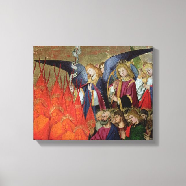 Toile Un Ange, du "couronnement de la Vierge" (Recto)