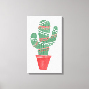 Toile Un arbre de Noël très cactus
