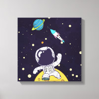 Un astronaute spatial explore l'espace extra-atmos
