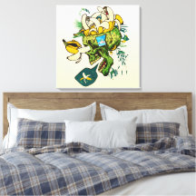 un crane ouvert sur de la fantaisie tête de mort