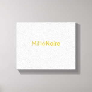 Toile Un état d'esprit millionnaire : l'élégance dans ch