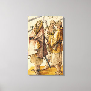 Toile Un Gallòglach et deux Kerns - Albrecht Dürer