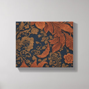 Toile un gros plan fleuri