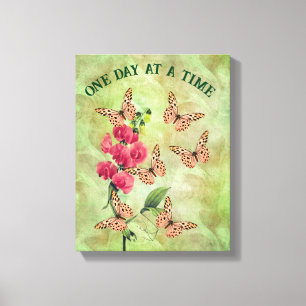 Toile Un Jour À La Fleur De Papillon Inspirationnel