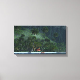 Toile Un jour pluvieux dans le paradis