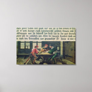 Toile Un maître d'école