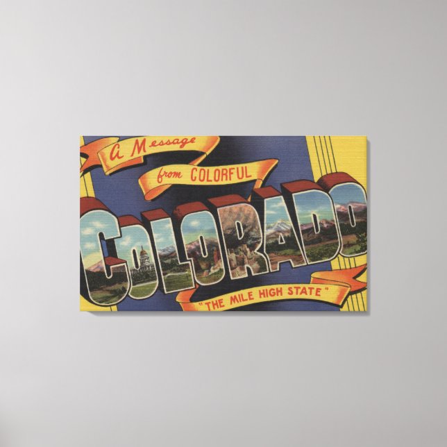 Toile Un Message De L'État Haut De Mile (Recto)