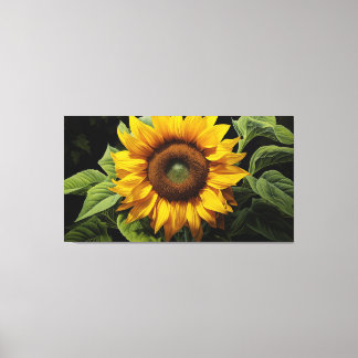 Toile Un moment d'or Sunflower Illustration numérique