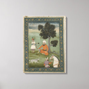 Toile Un noble Transport-Oxonian assis sous un arbre,