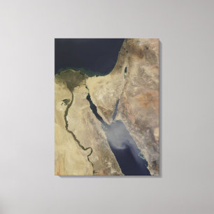 Toile Un nuage de la poussière bronzage d'Arabie