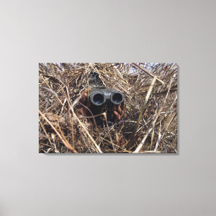 Toile Un observateur de scout pratique le techniqu