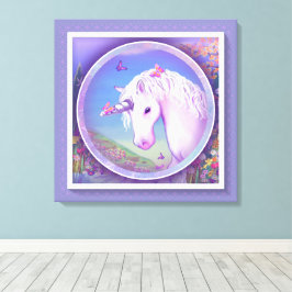 Toile Un paradis mauve