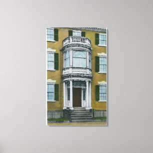 Toile Un Safford Porch, une porte Salem
