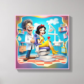 TOILE "UN SOURIRE SAIN EST LE PLUS JUSTE D'ENTRE EUX"