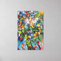 un tableau de fleurs et de feuille vintage