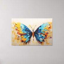 un tableau d'un papillon