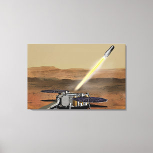Toile Un Véhicule Mars Ascent A Été Lancé Depuis Mars.
