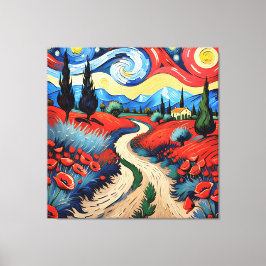 Toile Une belle prairie