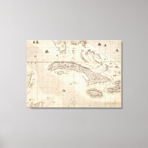 Toile Une carte de l'Empire Britannique en feuille 14 de