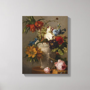 Toile Une disposition avec des fleurs, 19ème siècle