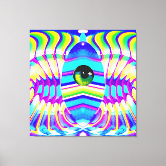 Toile Une étoile à un oeil Bête Ken Gage Art psychédéliq