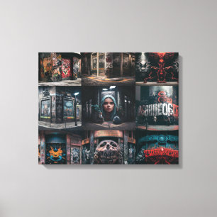 Toile Une étonnante compilation de graffitis d'art de ru