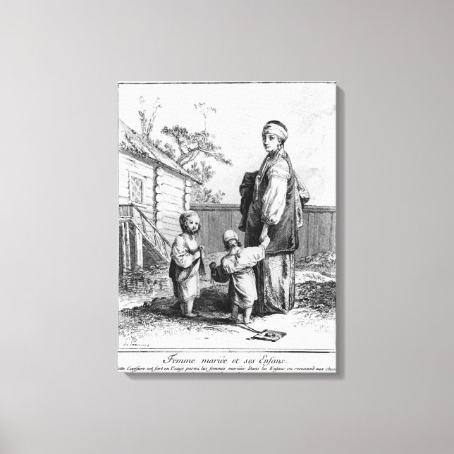 Toile Une femme juive mariée et ses enfants (Recto)