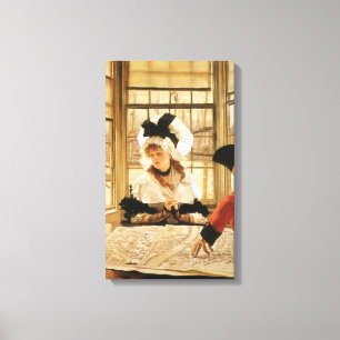 Toile Une histoire fastidieuse de James Tissot, Art Vint