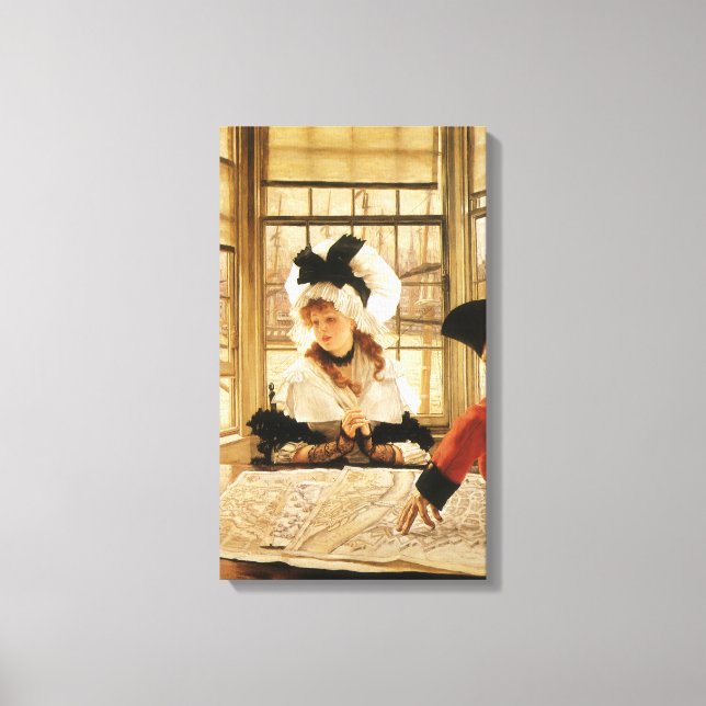 Toile Une histoire fastidieuse de James Tissot, Art Vint (Recto)