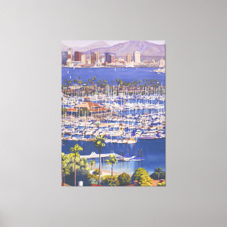 Toile Une journée claire à San Diego