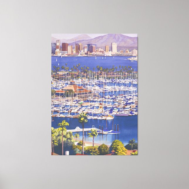Toile Une journée claire à San Diego (Recto)