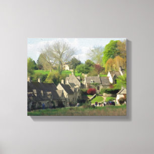 Toile Une journée dans les Cotswolds au Royaume-Uni