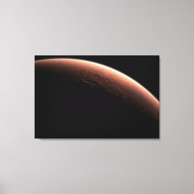 Toile Une Partie De Mars À La Limite De La Lumière Et De (Recto)