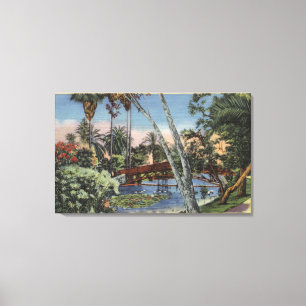 Toile Une retraite louche en parc d'écho