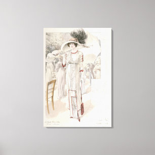 Toile Une robe de ville, des 'modes De Paris de Les