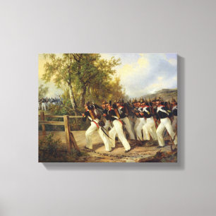 Toile Une scène de la vie du soldat, 1849
