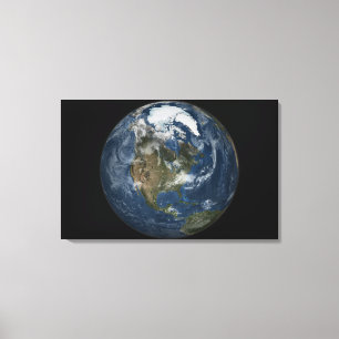 Toile Une vue de la terre