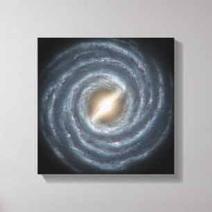 Toile Une vue de notre propre Galaxie Lactée