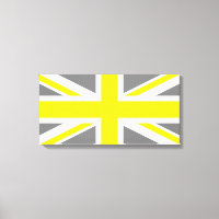 Union Jack gris et jaune