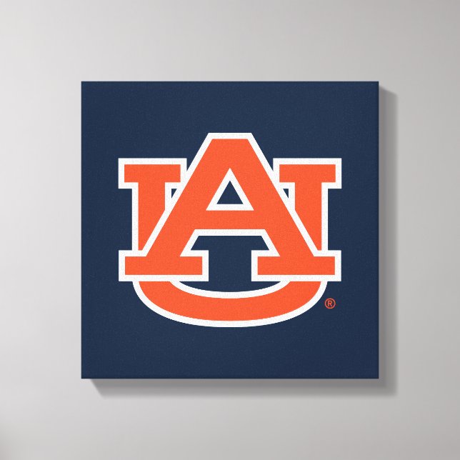 Toile Université d'Auburn | Auburn UA Logo (Recto)