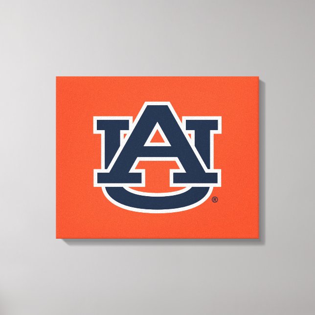 Toile Université d'Auburn | Auburn UA Logo (Recto)