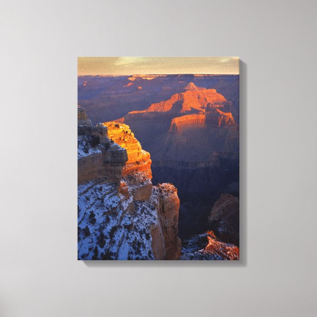 Toile USA, Arizona, Grand Canyon National Park, hiver (Recto)