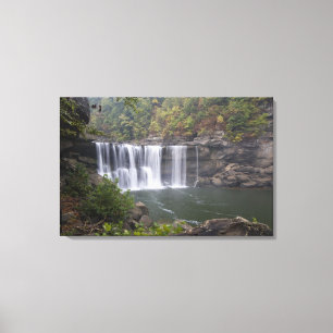 Toile USA - Kentucky. Les chutes Cumberland sur