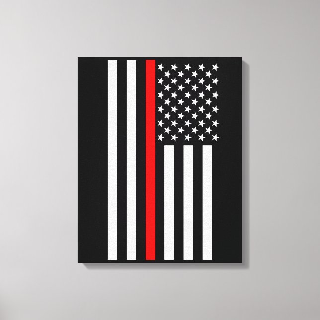 Toile USA Thin Red Line (Recto)