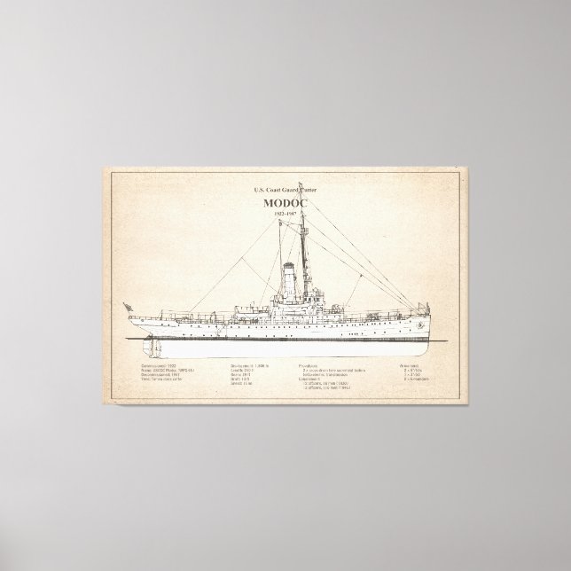 Toile USCG Cutter Modoc wpg-46 - SBD (Recto)