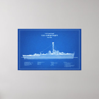Toile USCG USS Albuquerque PF-7 - ABD