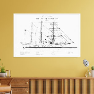 Toile USCGC Alexander Hamilton wix-272 - SBD