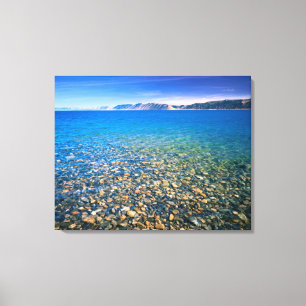 Toile UTAH. ÉTATS-UNIS. L'eau claire du lac Bear révèle