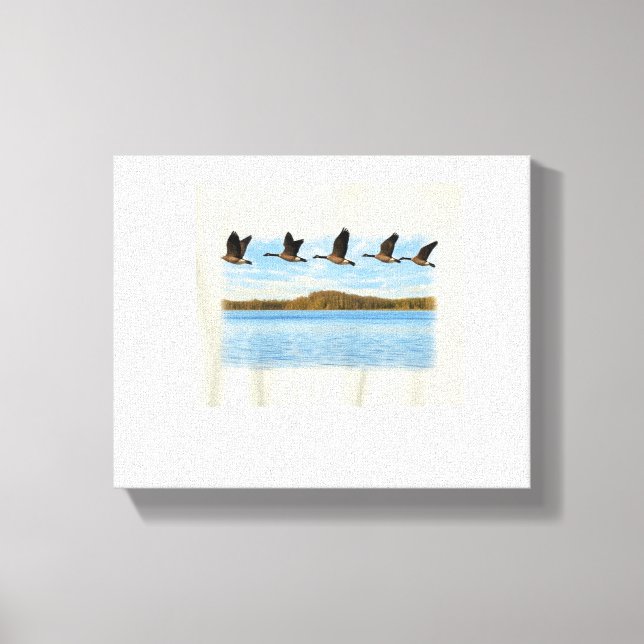 Toile V-Formation Flight (Recto)