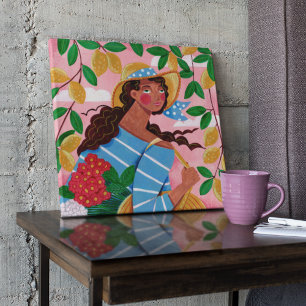 Toile Vacances d'été pour femme italienne